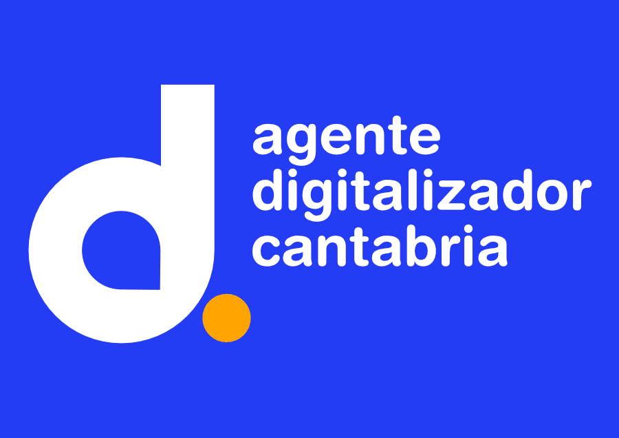 Logo  Agente Digitalizador Cantabria blanco